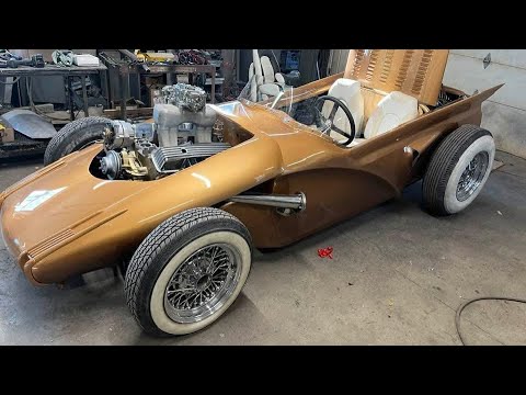 CADILLAC finned HOT ROD gets some PAINT!!