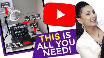 Simple Youtube Filming Setup Under 200 Dollars: This Is All You Need!