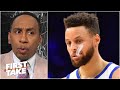 Stephen A. isn't calling Steph Curry the greatest point guard ever | First Take