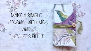 Make a journal with me and fill it #3 - choosing and cutting the pages