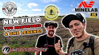 New Field, Two Manticores & One Absolute Legend! I Metal Detecting UK I Minelab Manticore