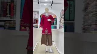 Beautiful Linen Mix Kurti Paired💗|| with Smart Korean Pants 💥||#short #viral #ytshorts #ytreels