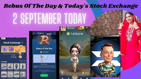 2 September X Empire Rebus Of The Day & Today