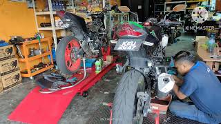 MODENAS KAWASAKI Z250 NINJA TAK PERLU OVERHOUL TUKAR TIMING CHAIN