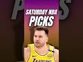🚨NBA Saturday BEST Picks! #NBA #nbapickstoday #nbapicks #lukadoncic