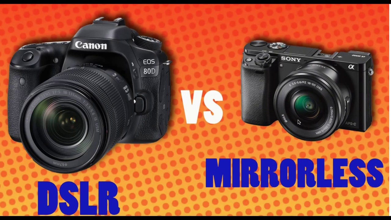 Dslr VS Mirrorless Canon 80D vs Sony Alpha YouTube