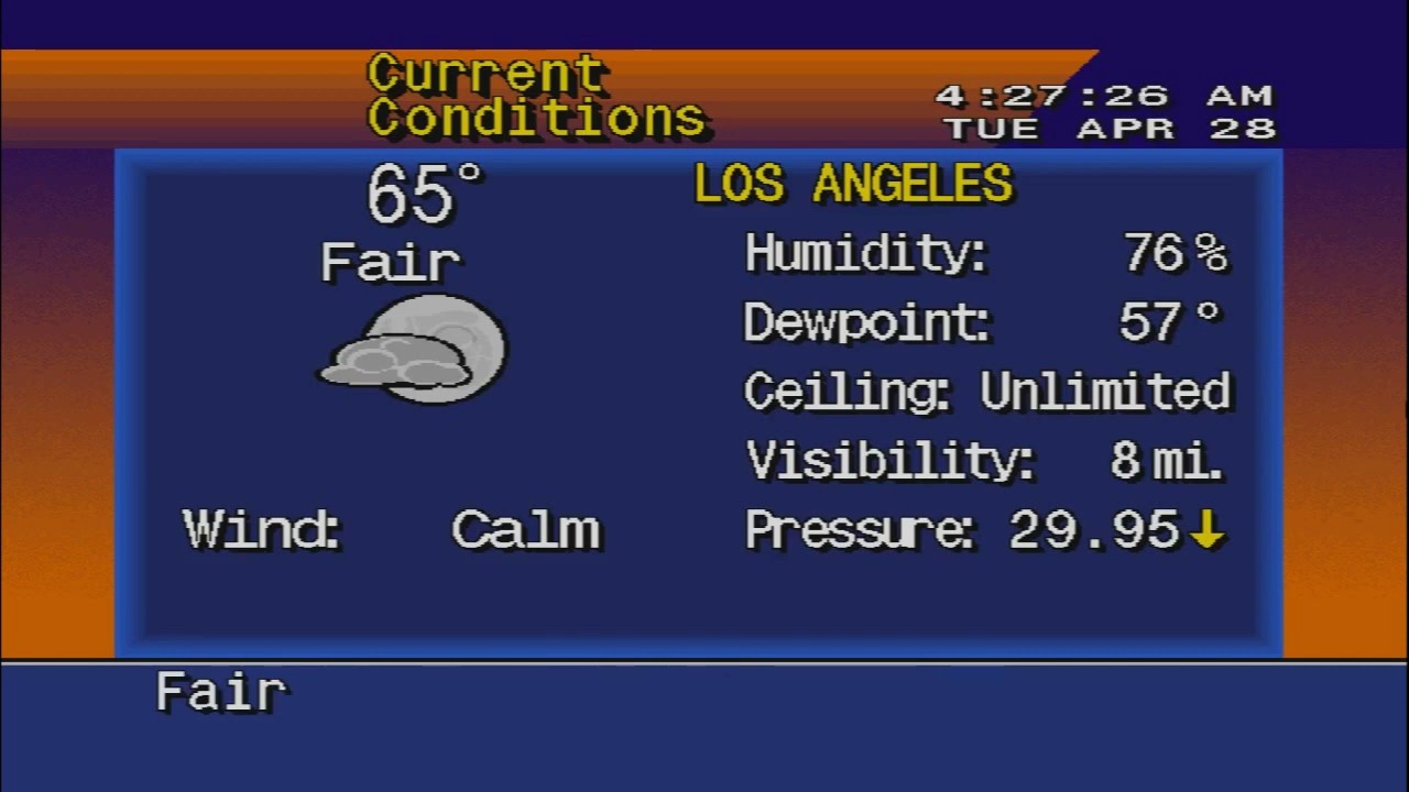 Emergency Alert System (EAS) Required Monthly Test Los Angeles Area KFI