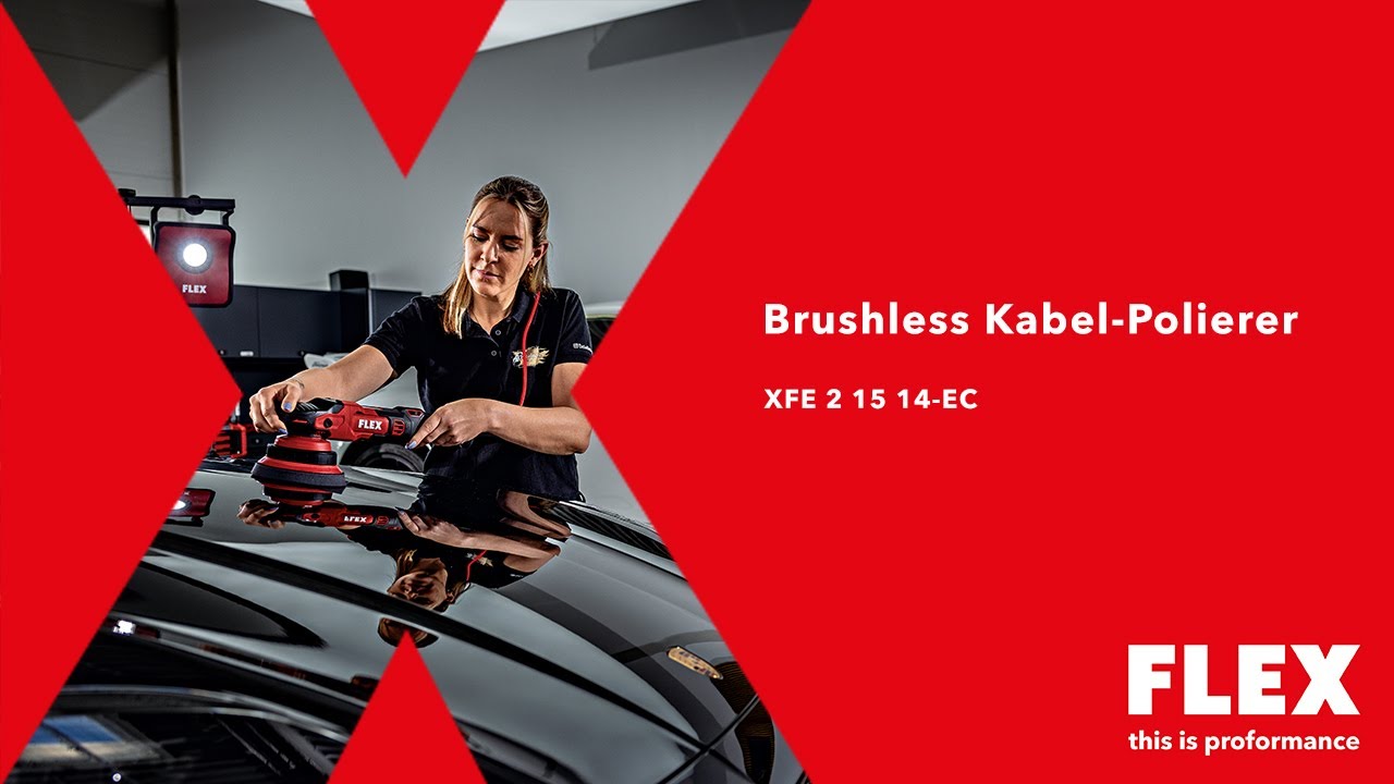 🆕 FLEX XFE 2 15 14-EC | Brushless Exzenterpolierer mit Freilauf