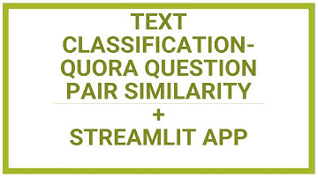 Quora Question Similarity with Streamlit App | End-to-End NLP Project