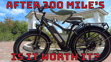 Multijoy Spaniel Fat Tire E-Bike 300 Mile Review. Watch Before You Buy!