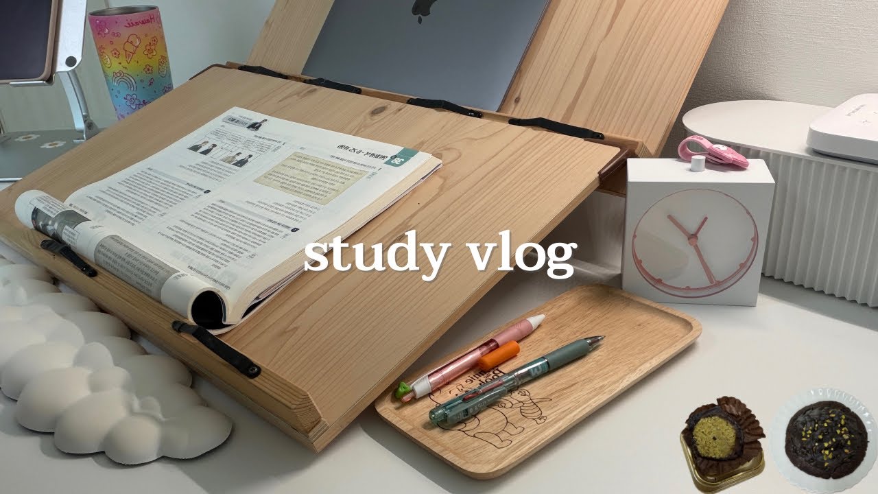 vlog. 아프니까 입맛이 싹도네 | 인강 완강 | 두바이초코쿠키•두바이쫀득쿠키•엽떡•스시•에르메스 식빵 | 첫 눈❄️ | 자격증 공부 | 한능검