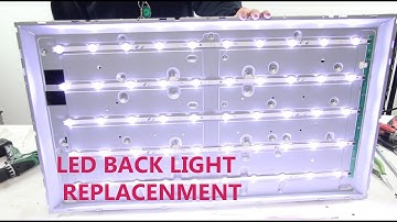 How to fix LED TV Black Screen No Backlight Problem : TV disassembly and Easy fixing method vels led