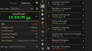 OSRS | Flipping On The G.E. Is Insane Right Now | 10M/HR