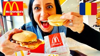 Trying McDonald's in Romania 🇷🇴 #McDonald's#Romania