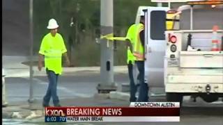 12-inch water main breaks downtown