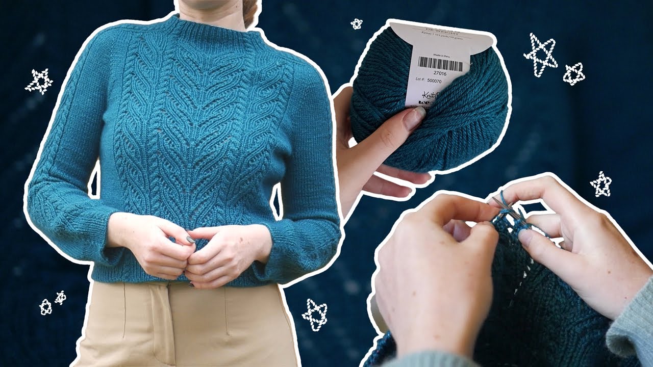 Knit with me 💙🌊 Low Tide sweater project diary | start to finish vlog + chat