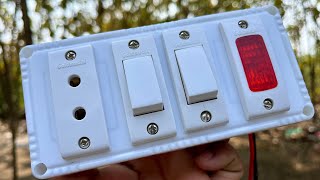 How to wired switch board 😍| Switch board wiring😎 |