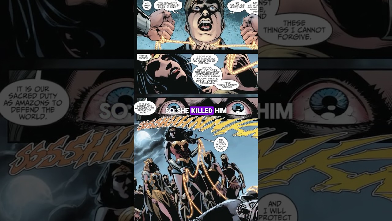 Wonder Woman Kills Steve Trevor