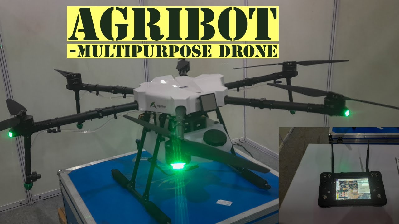 Agribot - Mutlipurpose Drone|Iotech drone - YouTube
