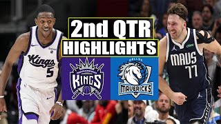 Sacramento Kings vs Dallas Mavericks 2nd QTR HIGHLIGHTS | March 29 | 2024 NBA Season