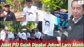 Dipakai Jokowi Sehari, Jaket Gajah PSI Laris Manis, PKL Kongres Jualan Kediaman Ketiban Rezeki Ludes