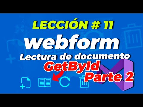 Lección 11: Crea un sistema gestor de documentos con asp.net webforms