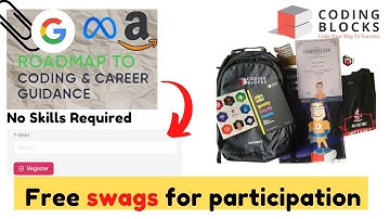 Free Coding Blocks.. || No skills required  #codingblocks #roadmap #computerscience #freeswags