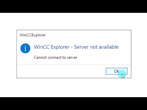 Wincc Explorer - Server not available