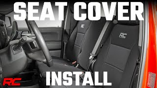 20142018 Chevrolet GMC 1500 Seat Cover Installation