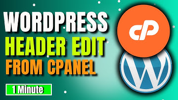 How to edit wordpress header in cpanel (UPDATED)