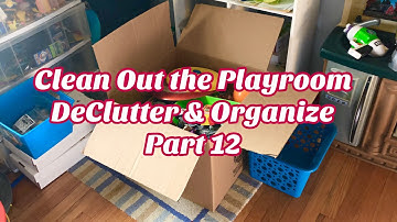 When a Hoarder tries to Declutter Organize & Clean Out the Playroom Part 12! Clean with me Tidy Up!