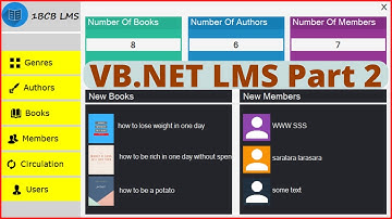 VB.Net Project Tutorial - Create a Library Management System Using VB.Net And MySQL - [ Part 2 ]