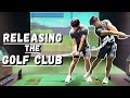 Releasing the golf club