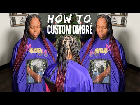How To: Create A Custom Ombre| Medium Knotless