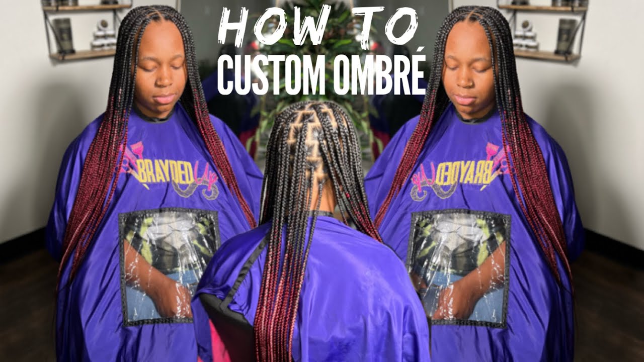 Как создать уникальный омбре | Medium Knotless