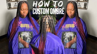 How To: Create A Custom Ombre| Medium Knotless