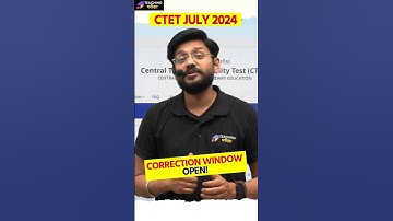 CTET Correction Window Open #ctet #ctet2024 #ctetcdp #ctetexam #cdp #teachingpariksha