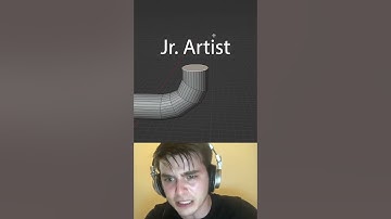 Jr vs Sr artist: modeling pipes  #blendertutorial #blender #blender3d #memes