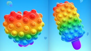 Pop it Shape! Very satisfying and relaxing ASMR slicing game