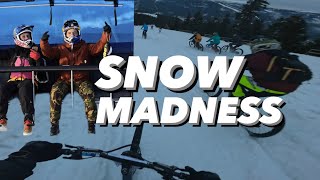 The most insane MTB race on snow! 300 riders + screenshot 1
