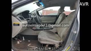 5NPE24AF8FH165705 2015 Hyundai Sonata Se 2015