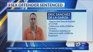 Convicted Child Sex Offender Sentenced