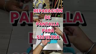 Llega un #cliente con nosotros a instalar una #pantalla para un #Samsung S22 Ultra 📱🔥