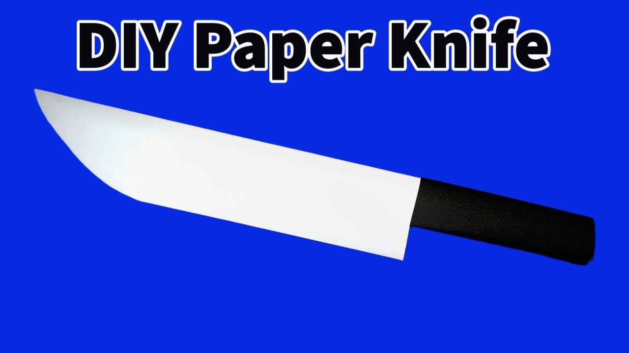 DIY  How to make a paper knife-EASY TUTORİAL 