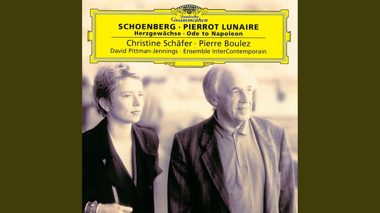 Schoenberg: Pierrot Lunaire, Op. 21, Pt. 2: IX. Gebet an Pierrot