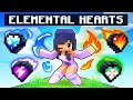 Having ELEMENTAL HEARTS in Minecraft!