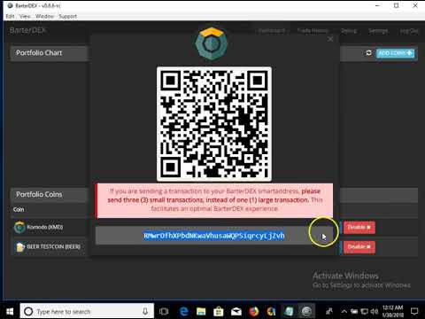How to participate in BarterDEX BEER Atomic Swap Test