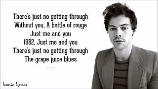 Harry Styles - Grapejuice (Lyrics)