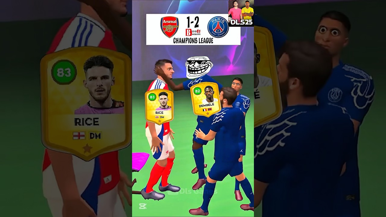 Declan Rice vs PSG 😂 | dls 25 