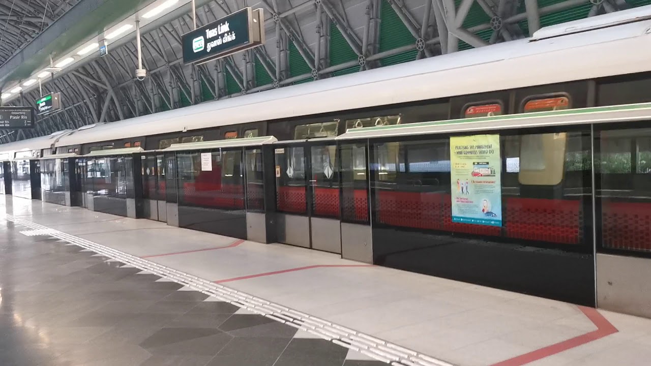 SMRT C751B [347/348]: Departing Tuas Link - YouTube